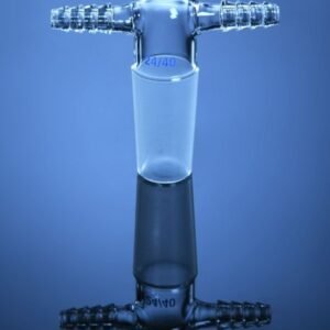 Blueron Adapter, Vaccum or Gas 90° With Twin Connecting Hose