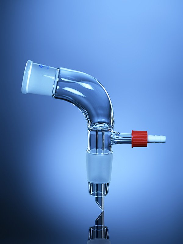Blueron Adapters, Receiver Vacuum Angled ASTM