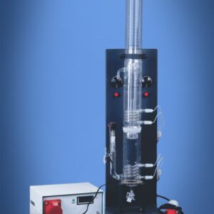 Blueron All Quartz, Double Stage, Water Distillation Unit, Vertical Model, including Safety cutoff