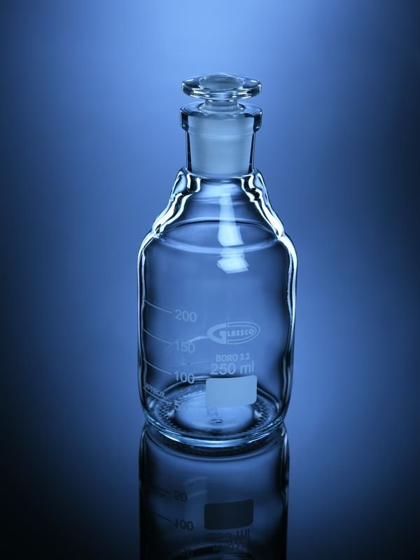 Blueron Bottles, Reagent Narrow Mouth Clear, ASTM