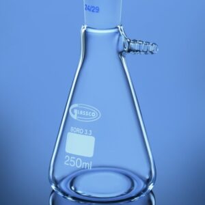 Blueron Buchner Flask with side arm and ground socket, ISO