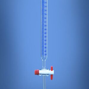 Blueron Burettes with PTFE Key stopcock clear glass, Class AS