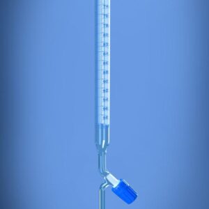 Blueron Burettes with PTFE needle valve stopcock in Schellbach stripe, Class AS
