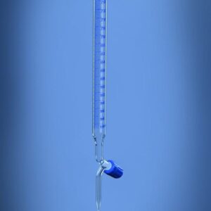 Blueron Burettes with PTFE needle valve stopcock Class AS, clear glass