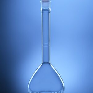 Blueron CLASS A Volumetric Flask, UNSERIALIZED with Polyethylene Stopper, ASTM