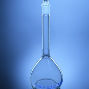 Blueron Class A Volumetric Flask With Hollow glass Stopper, Batch Certificate, ISO
