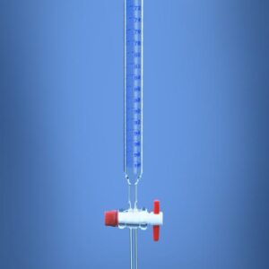 Blueron Class AS Burettes with PTFE Key stopcock clear glass