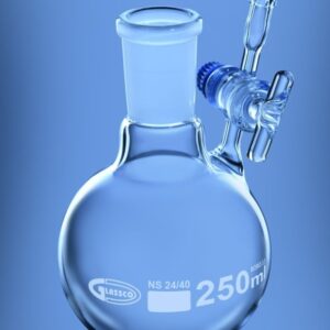 Blueron Flask Reaction, With Glass Stopcock