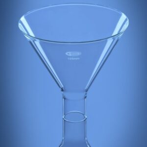 Blueron Funnel, Powder with fire polished rim and stem, ASTM
