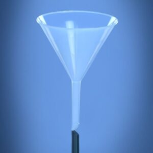 Blueron Funnels, Long Stem, have smooth walls PP