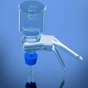 Blueron Glass filter holder with stainless steel screen, 47mm
