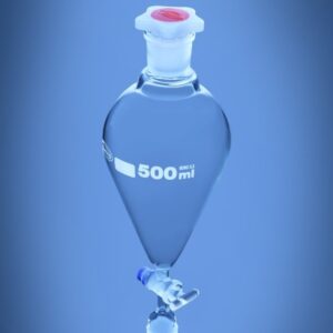 Blueron Pear Shaped Separating Funnel with Glass Stopcock