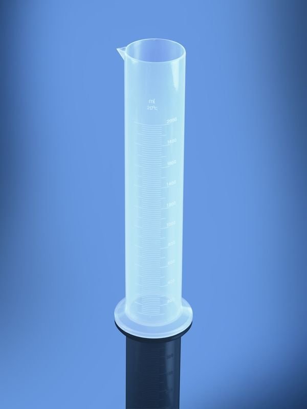 Blueron Round base Plastic measuring Cylinder