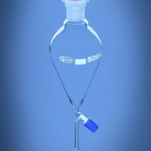 Blueron Separating Funnel Pear (ISO Shape), Needle Valve Stopcock, ISO
