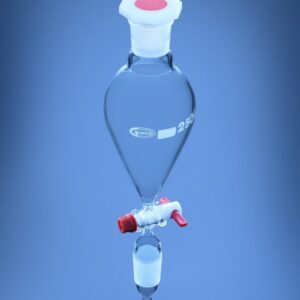 Blueron Separating Funnel Pear shape, PTFE Stopcock
