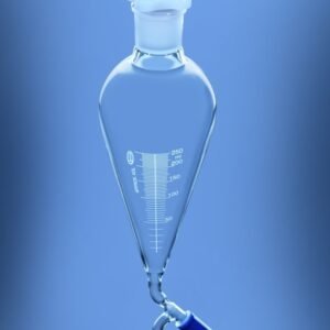 Blueron Separating Funnel, Squibb shape, With Graduation, With PE Stopper, ISO