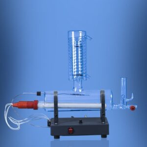 Blueron Single stage, water distillation, all glass, horizontal model with inbuilt safety cutoff (New)