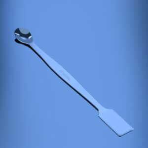 Blueron Spatula, Micro, One end spoon and one side spatula
