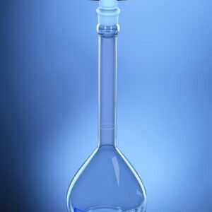 Blueron Volumetric Flask, Qr Coded, CLASS A, SERIALIZED, With PTFE Stopper, ASTM