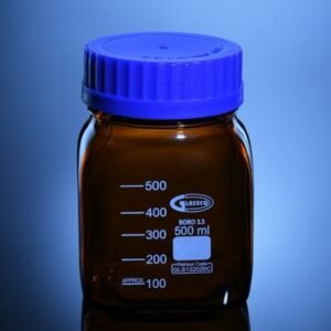 Blueron Wide Mouth, Square Media Bottle